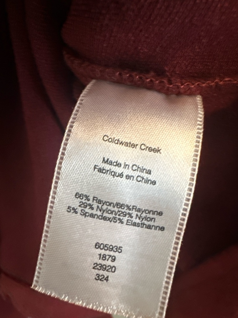 Coldwater Creek Petite Small Red Knit Button Front Shirt Jacket Top PS - Picture 5 of 8